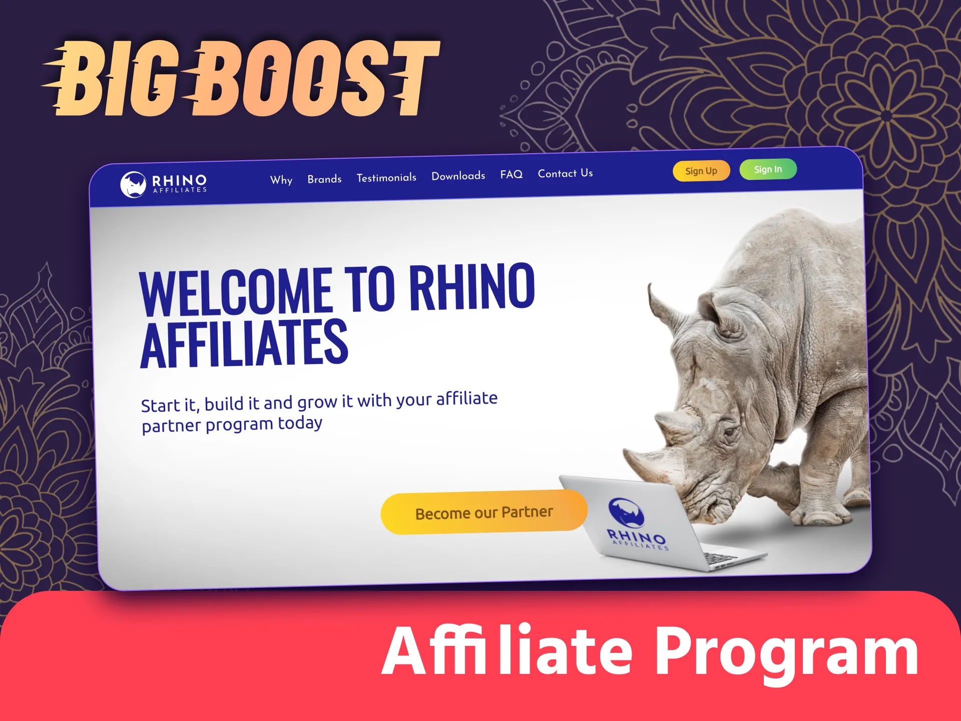 Join the Big Boost affiliate program and start earning money.