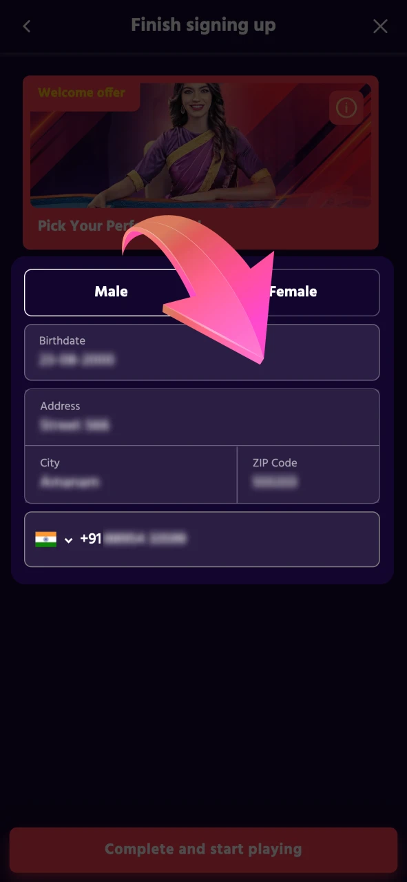 Go to the Big Boost next page and add more information.